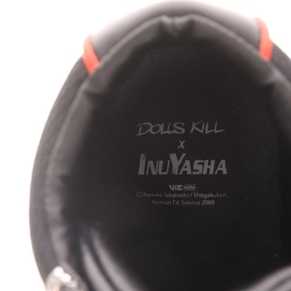 ■ DOLLS KILL x INUYASHA 犬夜叉 コラボ グッズ スニーカーブーツ 靴 厚底 光る機能 レディース 7M 23.5相当 ブラック タグ付き 未使用