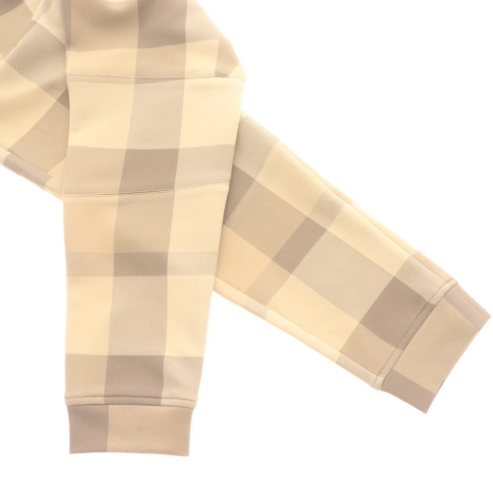 ■ ブラックレーベル クレストブリッジ ジョガーパンツ ボトムス ジャージ リブ ウエストゴム 紐 チェック柄 メンズ M ベージュ系