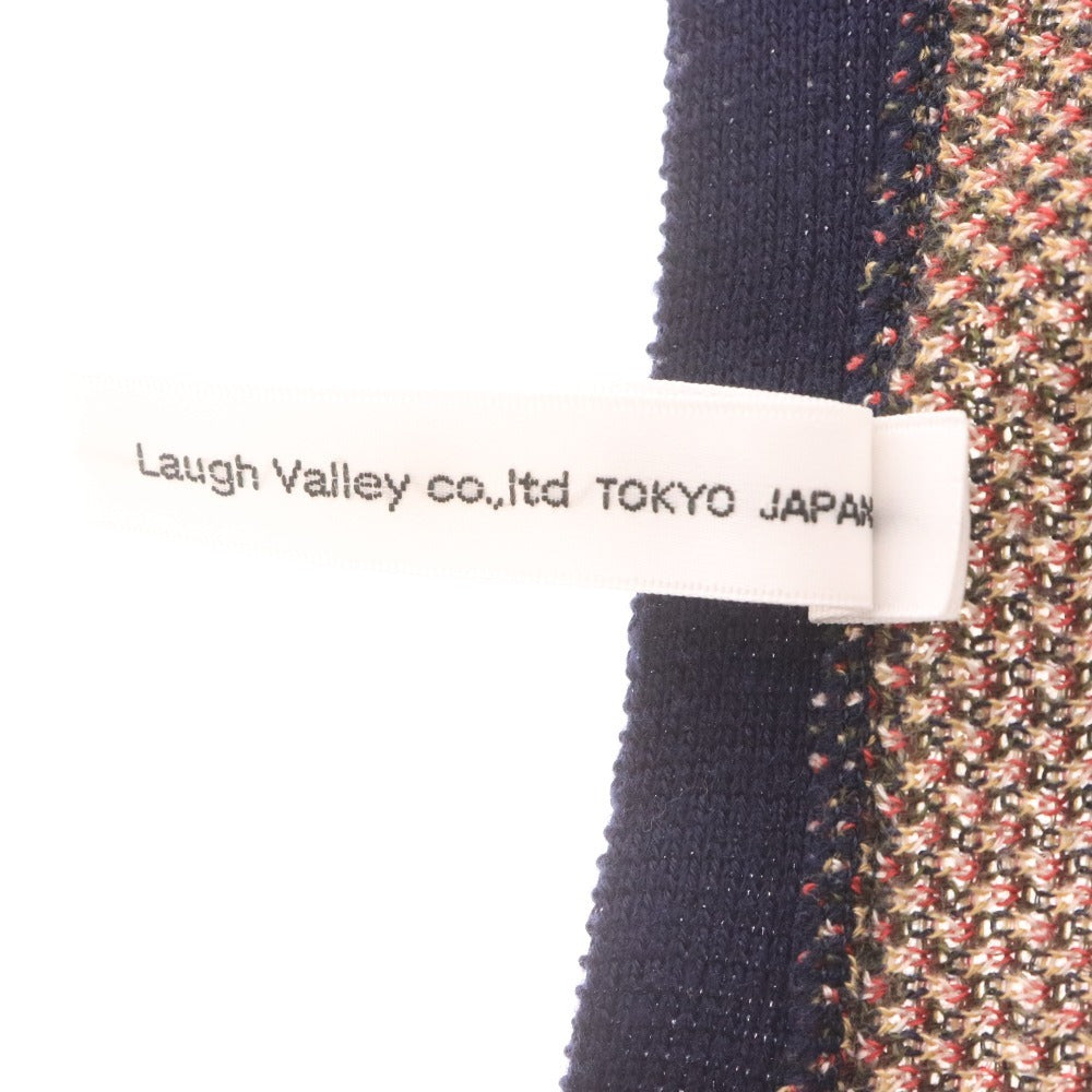 ■ glamb グラム カーディガン 長袖 トップス アウター ニット Vネック ノルディック柄 日本製 メンズ 2 マルチカラー ネイビー ブラウン