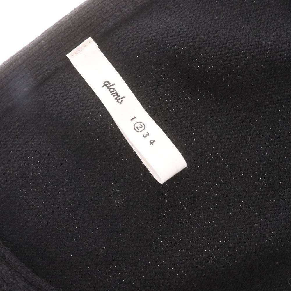 ■ glamb グラム カーディガン 長袖 トップス アウター ニット Vネック ノルディック柄 メンズ 2 黒 グレー系