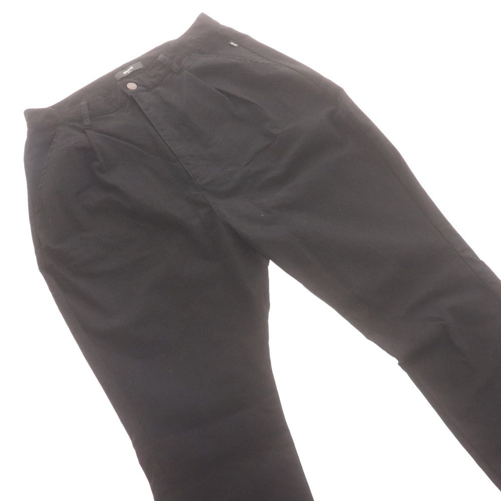 ■ glamb グラム ロングヘムサルエルパンツ ボトムス テーパード フルレングス ストレッチ 無地 メンズ S ブラック 黒