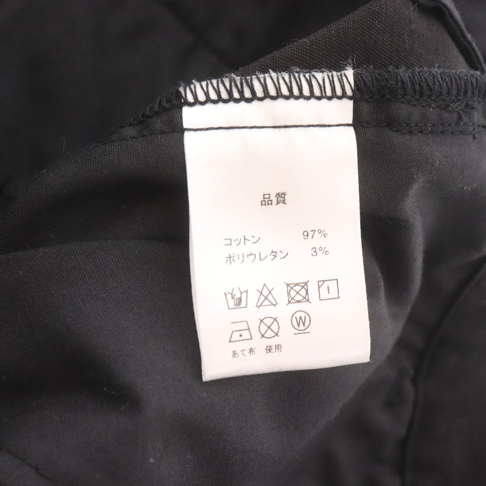 ■ glamb グラム ロングヘムサルエルパンツ ボトムス テーパード フルレングス ストレッチ 無地 メンズ S ブラック 黒