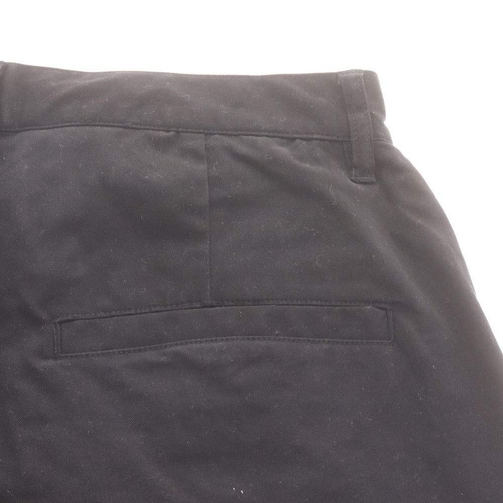 ■ glamb グラム ロングヘムサルエルパンツ ボトムス テーパード フルレングス ストレッチ 無地 メンズ S ブラック 黒