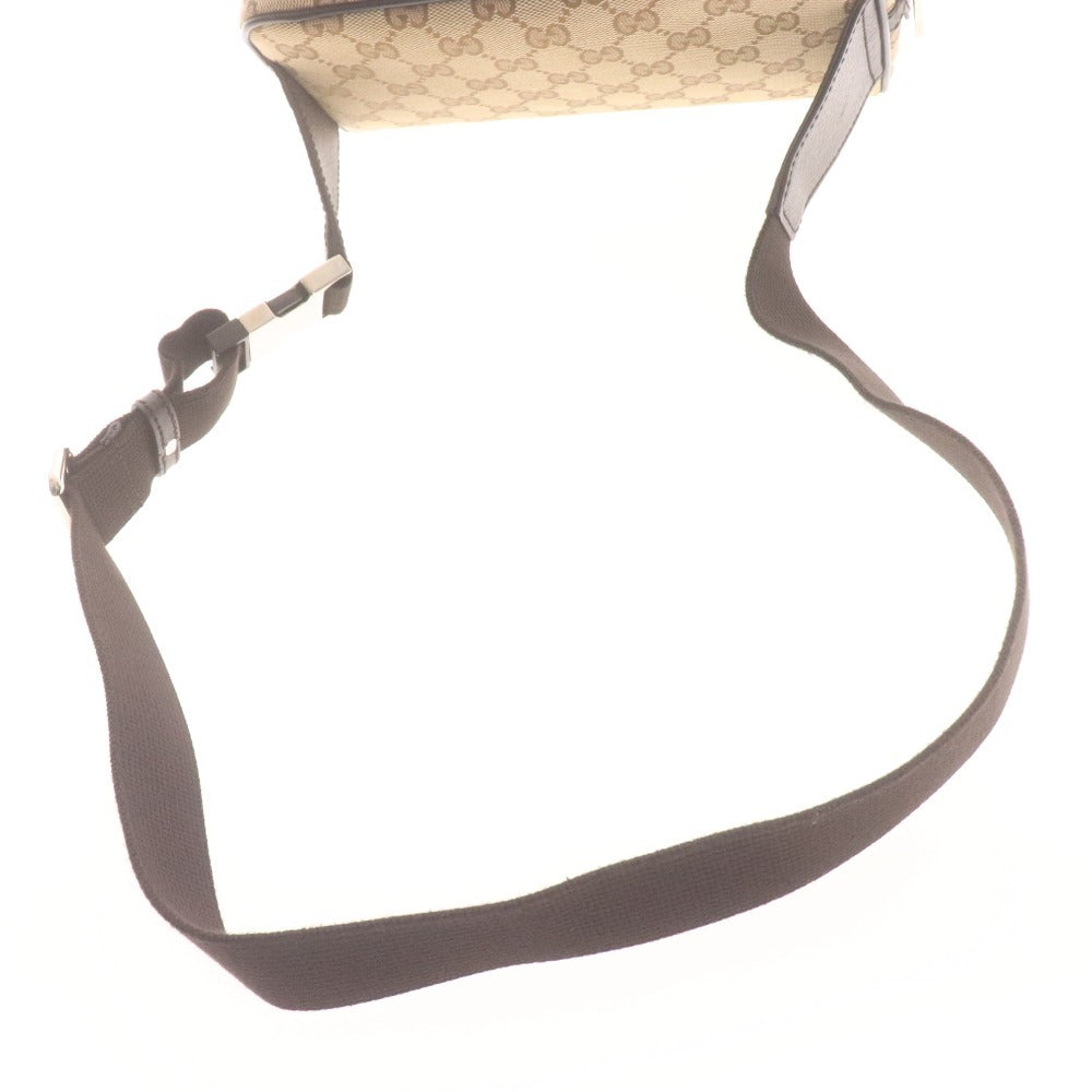 ■ GUCCI グッチ ショルダー ウエストバッグ GGキャンバス 449174 486628 鞄 モノグラム GG柄 イタリア製 メンズ レディース ブラウン系