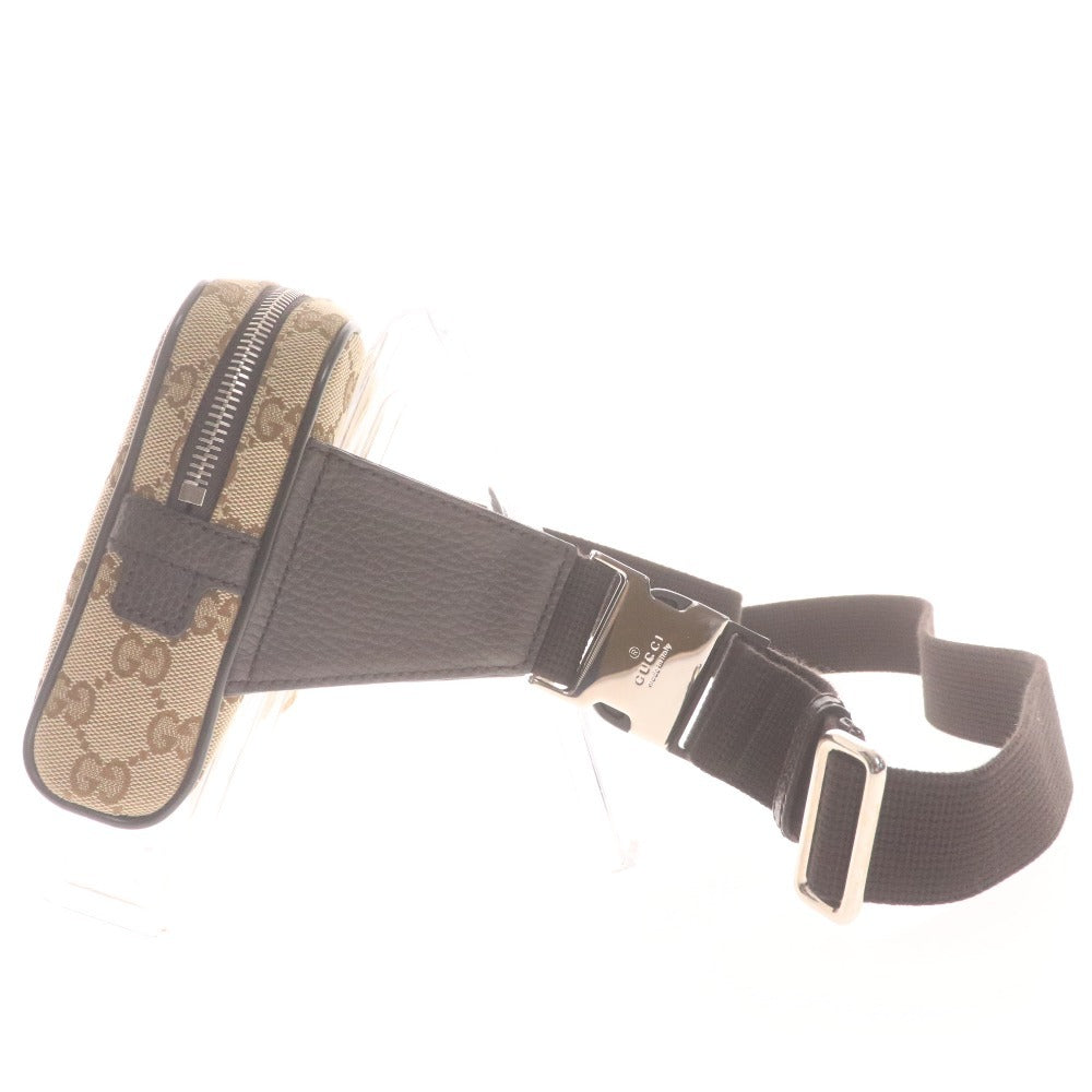 ■ GUCCI グッチ ショルダー ウエストバッグ GGキャンバス 449174 486628 鞄 モノグラム GG柄 イタリア製 メンズ レディース ブラウン系