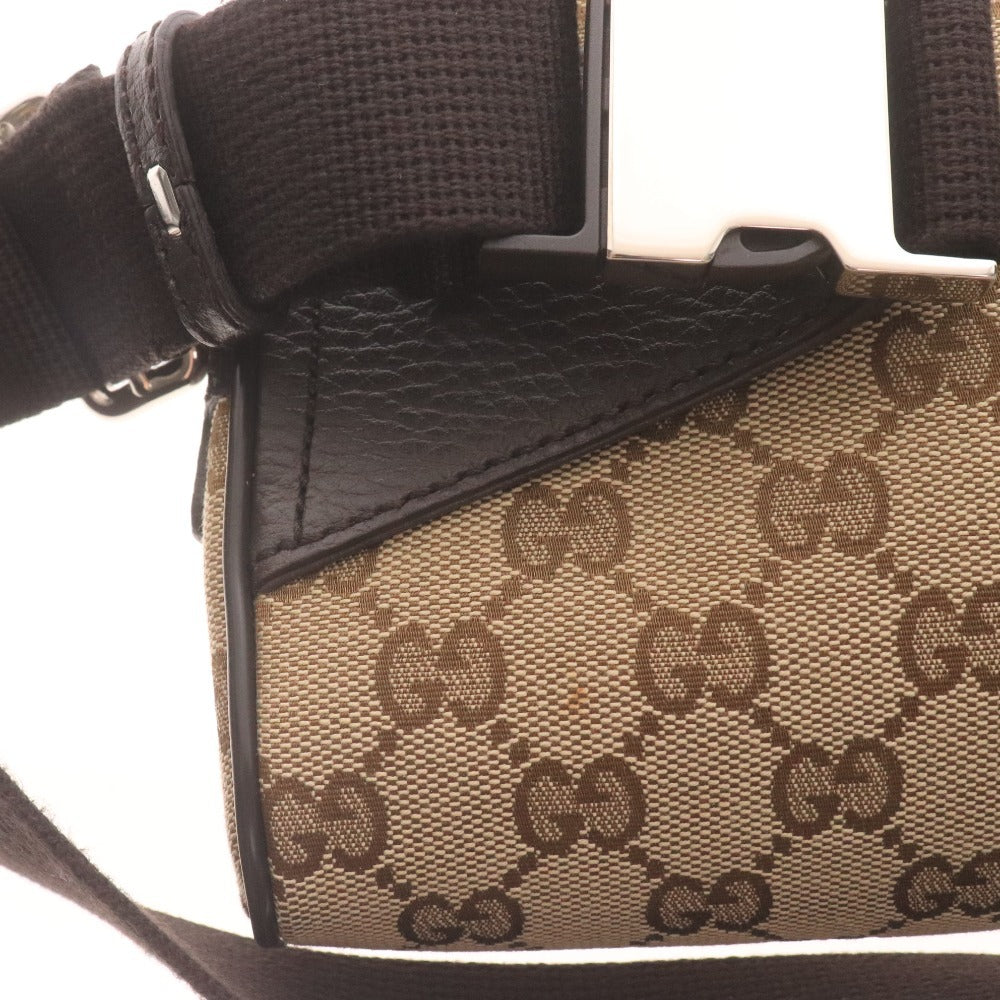 ■ GUCCI グッチ ショルダー ウエストバッグ GGキャンバス 449174 486628 鞄 モノグラム GG柄 イタリア製 メンズ レディース ブラウン系