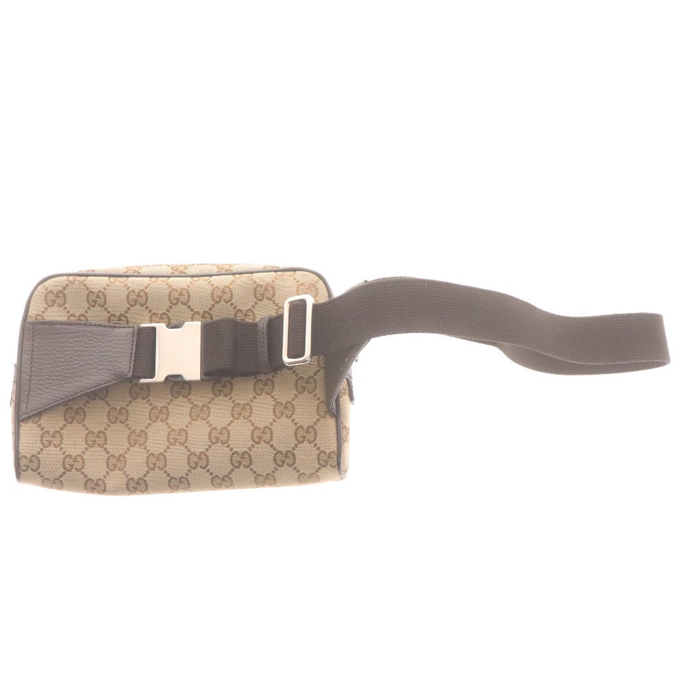 ■ GUCCI グッチ ショルダー ウエストバッグ GGキャンバス 449174 486628 鞄 モノグラム GG柄 イタリア製 メンズ レディース ブラウン系