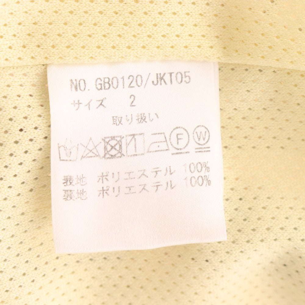 ■ glamb グラム ジャケット 長袖 アウター ファスナー 襟ボタン キャラクター 総柄 メンズ 2 (Mサイズ相当) マルチカラー ブラウン系
