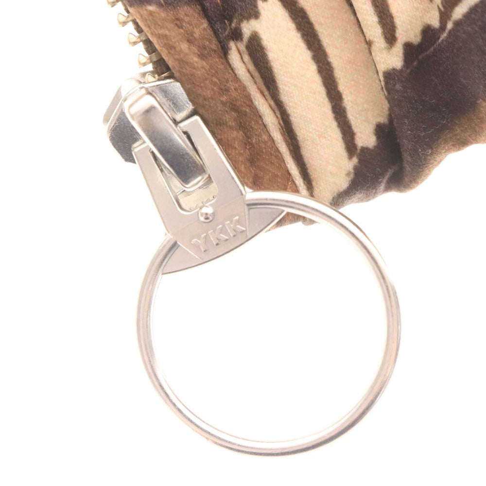 ■ glamb グラム ジャケット 長袖 アウター ファスナー 襟ボタン キャラクター 総柄 メンズ 2 (Mサイズ相当) マルチカラー ブラウン系