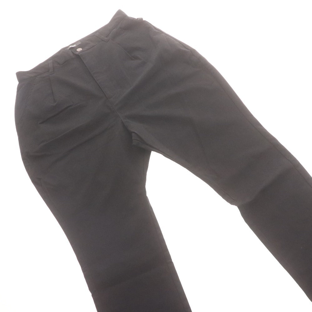 ■ glamb グラム ロングヘムサルエルパンツ ボトムス テーパード フルレングス ストレッチ 無地 メンズ S ブラック 黒 未使用