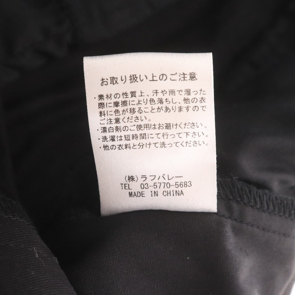 ■ glamb グラム ロングヘムサルエルパンツ ボトムス テーパード フルレングス ストレッチ 無地 メンズ S ブラック 黒 未使用