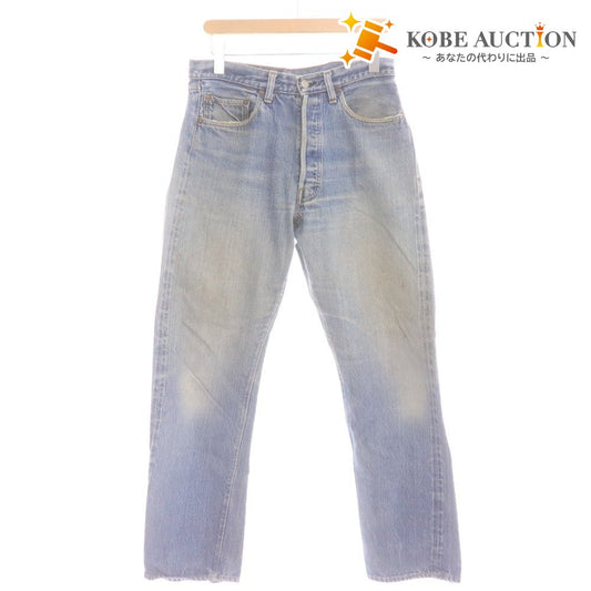 ■ LEVIS リーバイス デニムパンツ 50166前期 SF 207 1970年頃 70s シングルスケッチ ボタン刻印6 W34 L33 (L相当) メンズ ライトブルー系