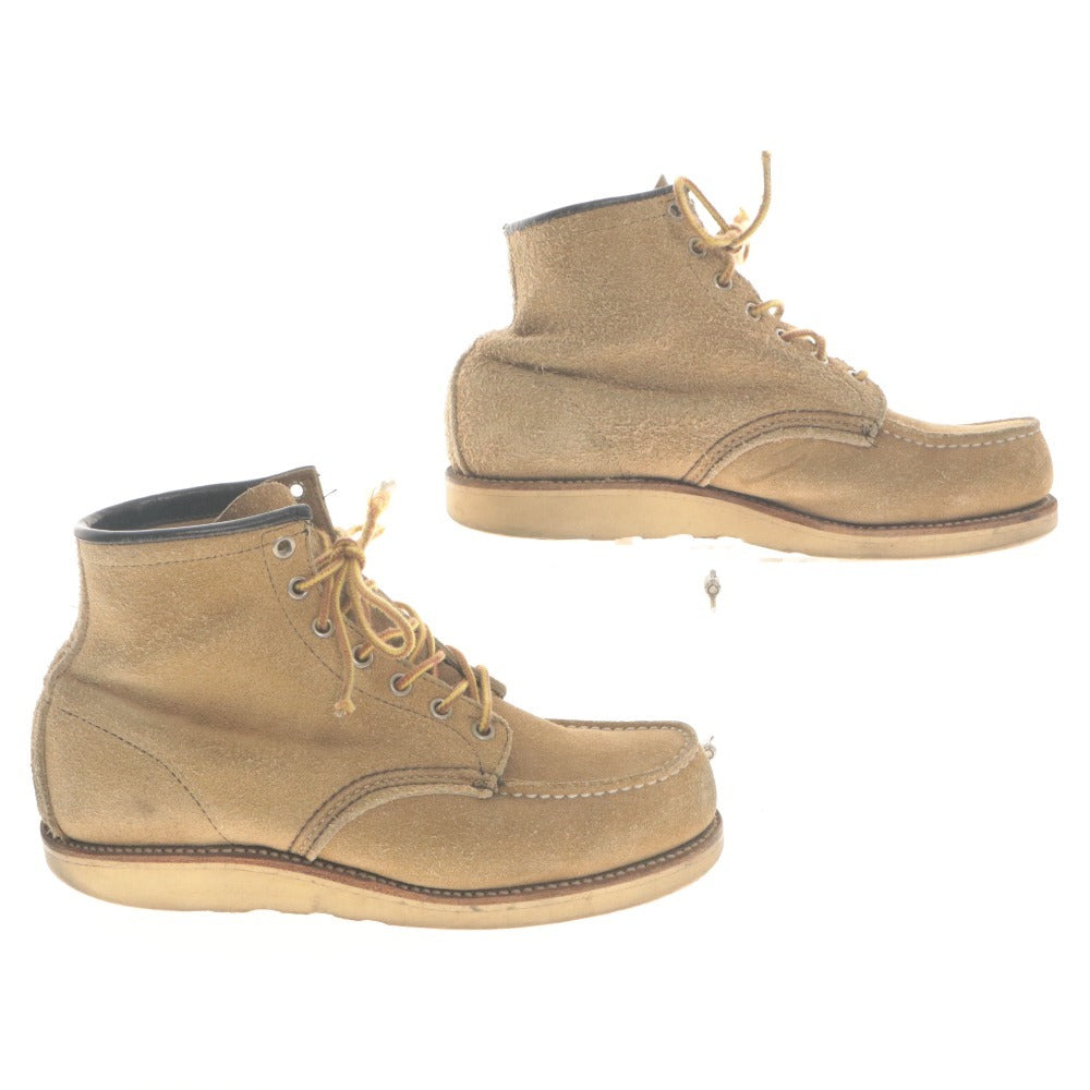 ■ REDWING レッドウィング シューズ 靴 8173 半円犬タグ 紐 ヴィンテージ メンズ 7 1/2 (25.5cm相当) ライトブラウン系