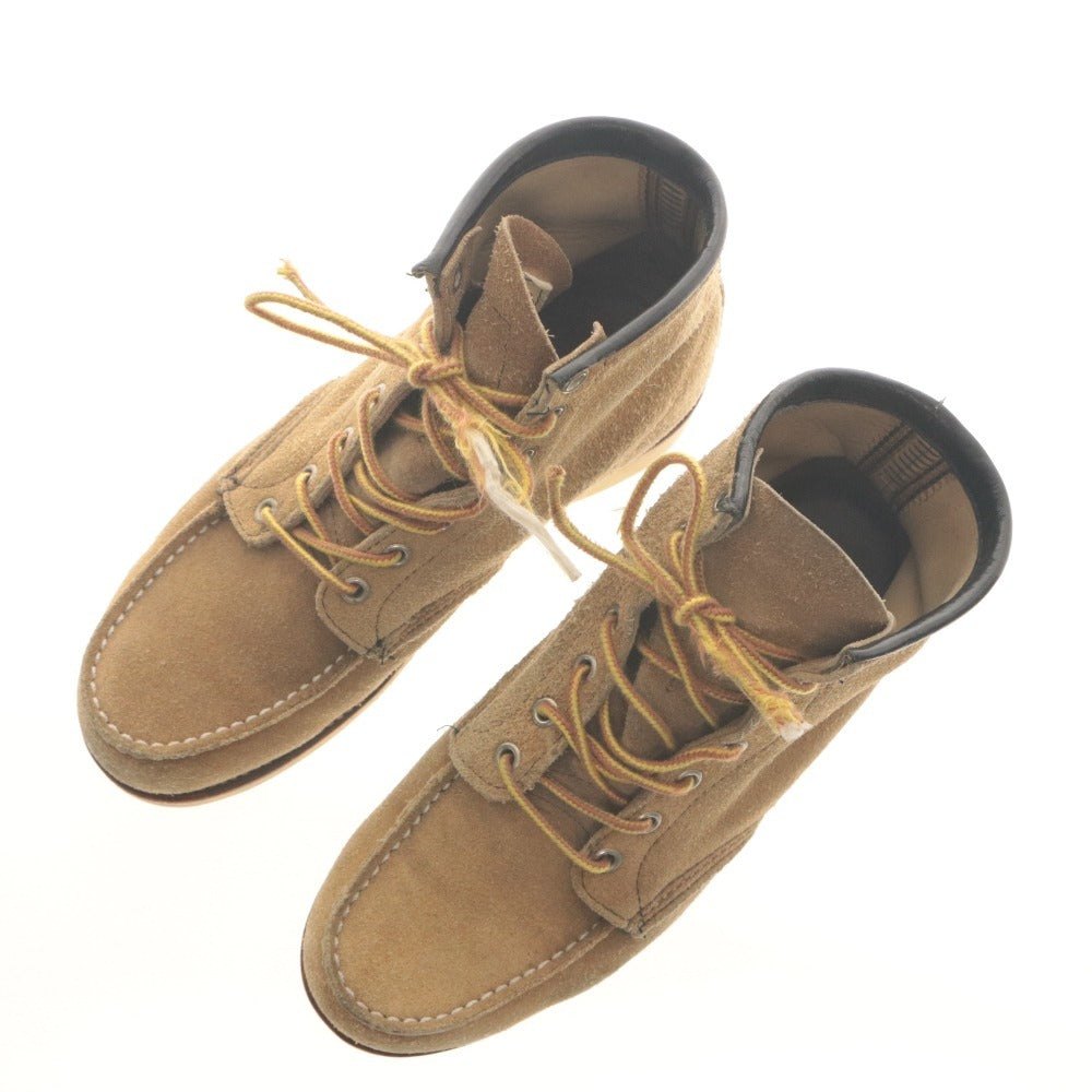 ■ REDWING レッドウィング シューズ 靴 8173 半円犬タグ 紐 ヴィンテージ メンズ 7 1/2 (25.5cm相当) ライトブラウン系