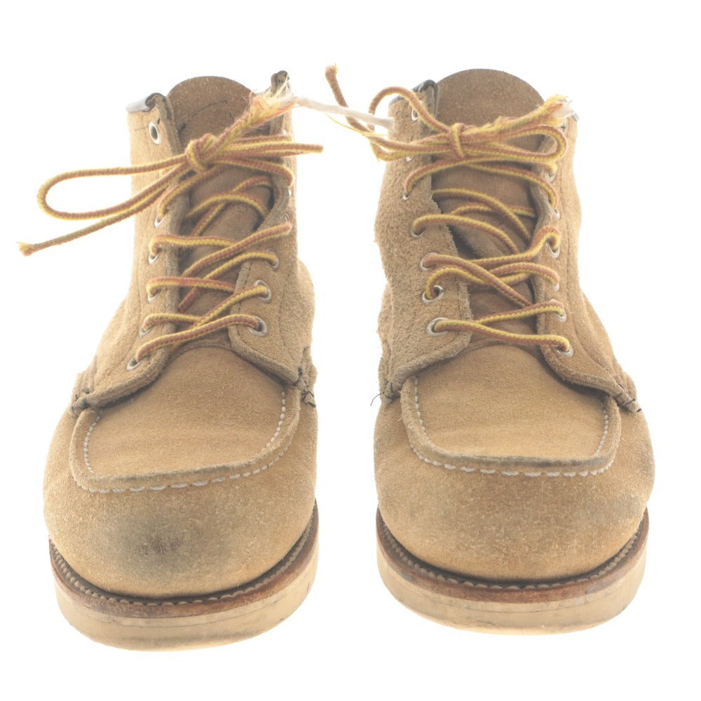 ■ REDWING レッドウィング シューズ 靴 8173 半円犬タグ 紐 ヴィンテージ メンズ 7 1/2 (25.5cm相当) ライトブラウン系