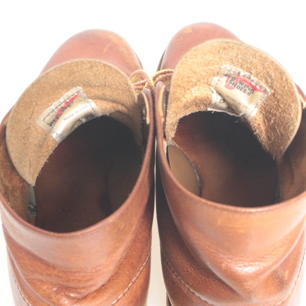 ■ REDWING レッドウィング シューズ 靴 9111 紐 レザー メンズ 8 (26.0cm相当) ブラウン系