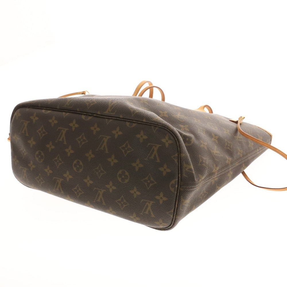 ■ ルイヴィトン ネヴァーフルMIM トートバッグ ハンドバッグ 鞄 ファスナーポケット フランス製 レディース ダークブラウン