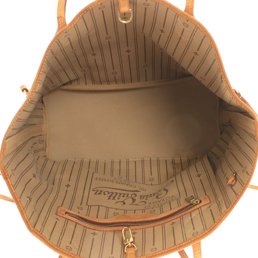 ■ ルイヴィトン ネヴァーフルMIM トートバッグ ハンドバッグ 鞄 ファスナーポケット フランス製 レディース ダークブラウン