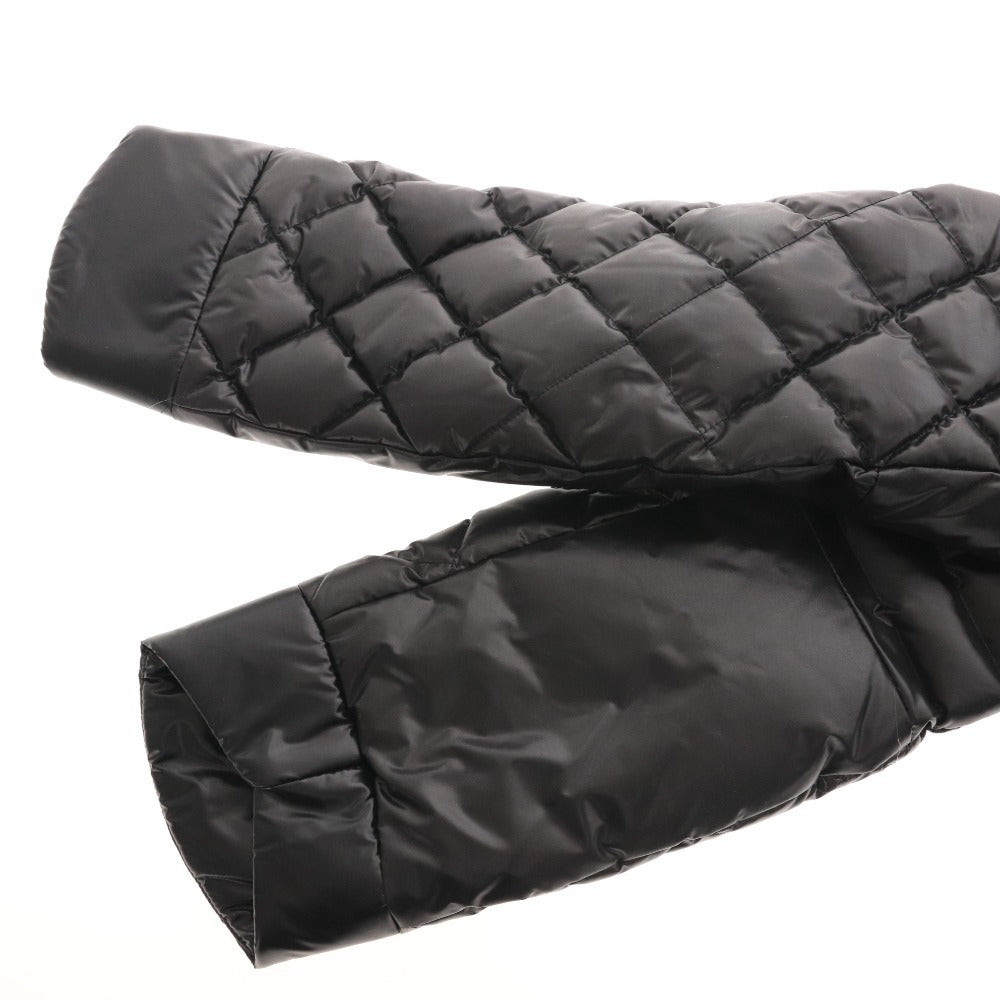 ■ MONCLER モンクレール ダウンジャケット アウター 上着 ファスナー フード メンズ L ブラック