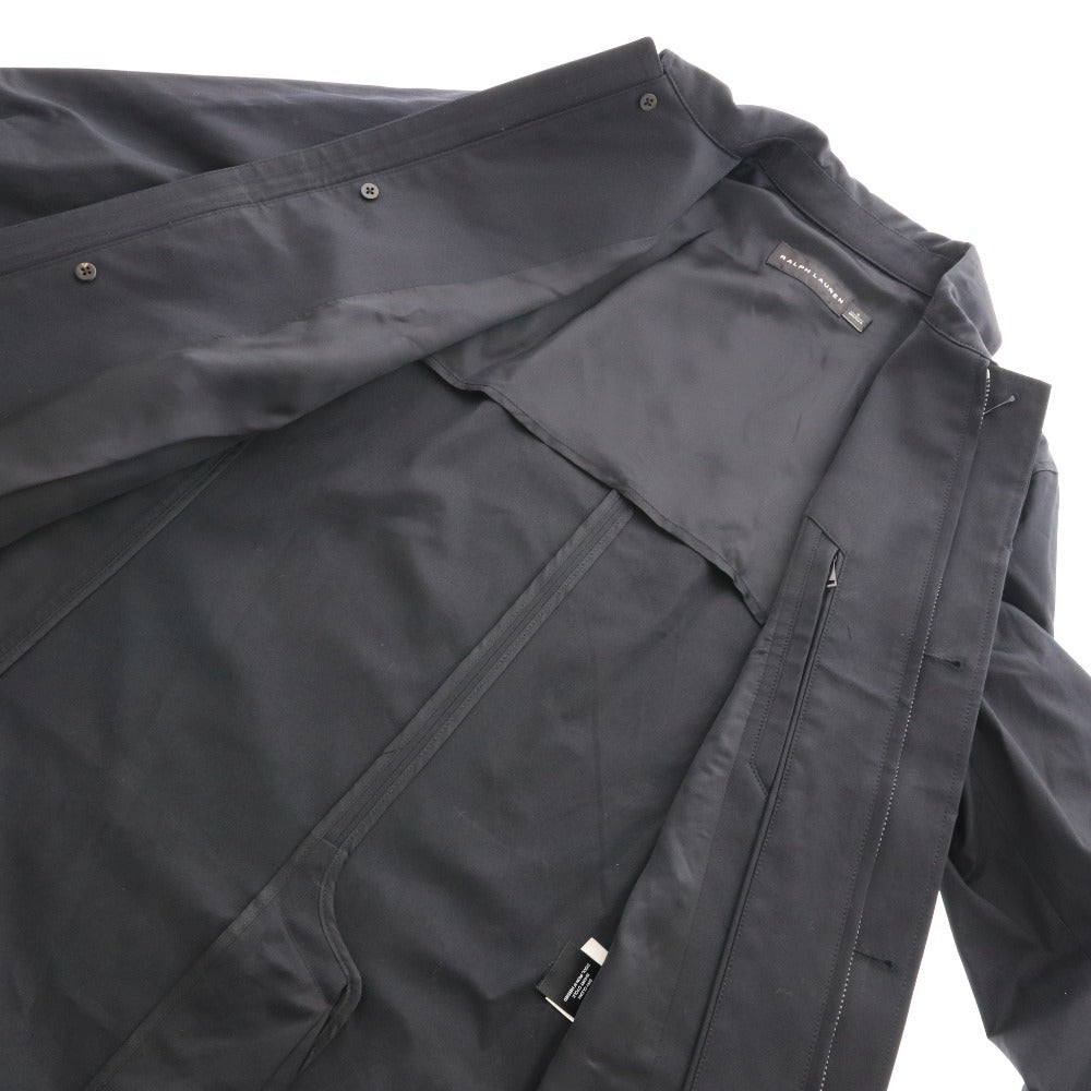 ■ Ralph Lauren Coat Jacket Outerwear Zipper Button Wrist Belt Men's Size S Black