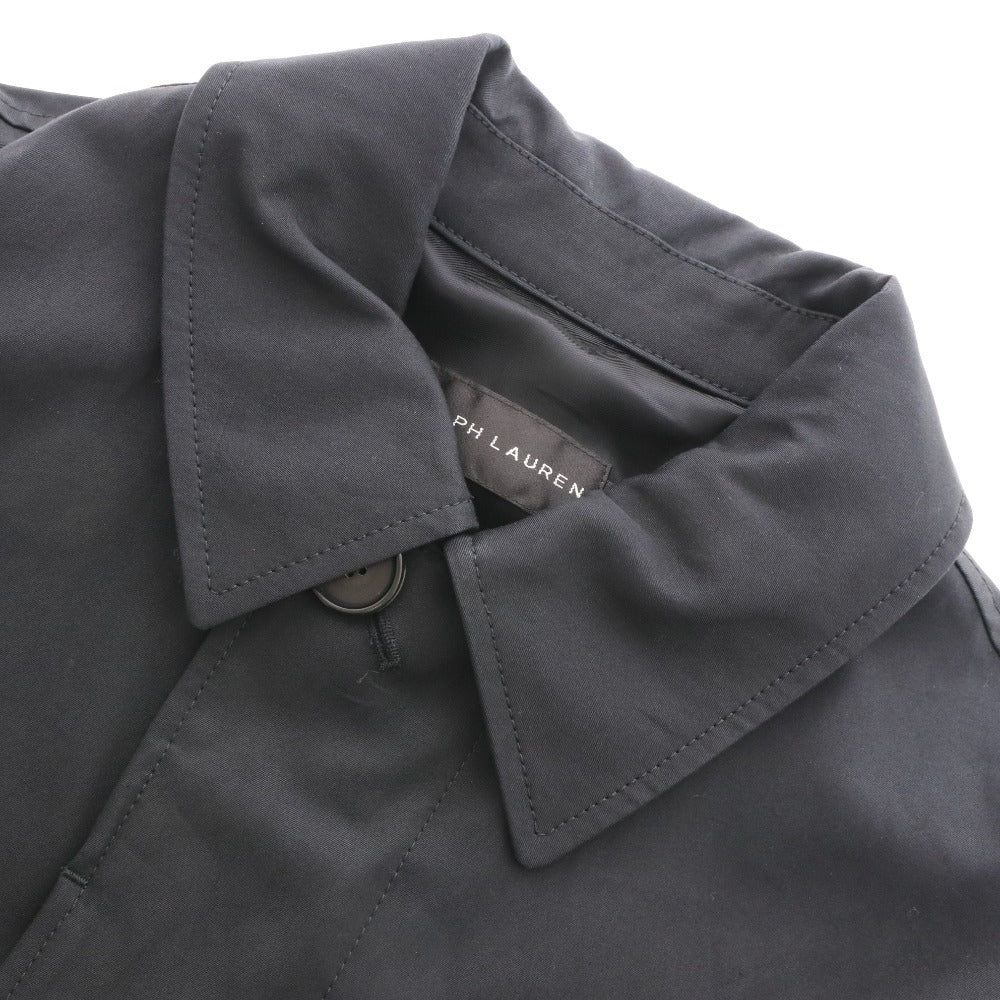 ■ Ralph Lauren Coat Jacket Outerwear Zipper Button Wrist Belt Men's Size S Black