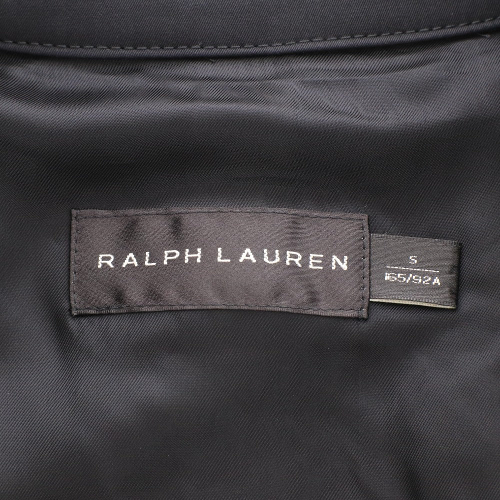 ■ Ralph Lauren Coat Jacket Outerwear Zipper Button Wrist Belt Men's Size S Black