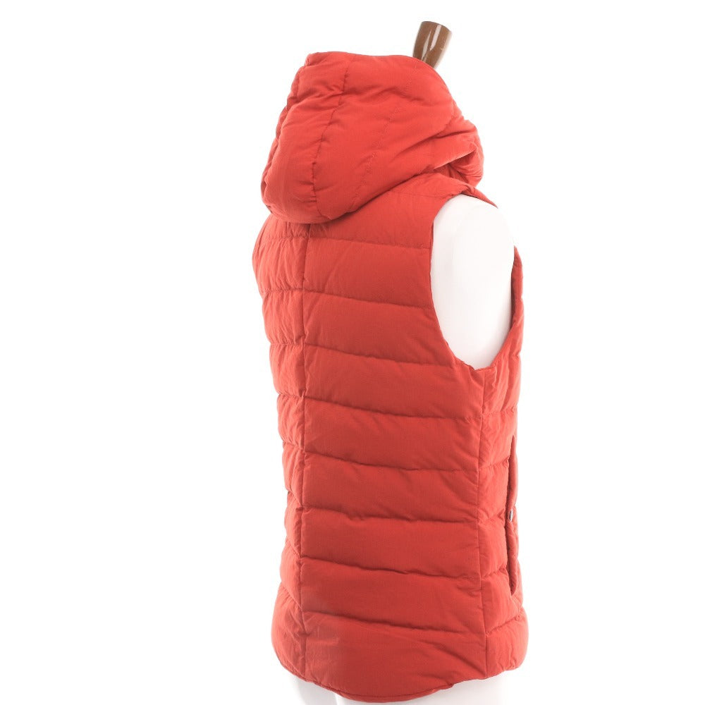 ■ TATRAS Men's Down Jacket with Zipper, Pockets, and Hood, Red, Size 02