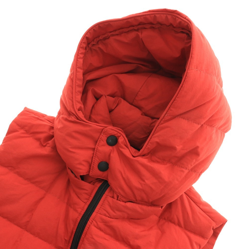 ■ TATRAS Men's Down Jacket with Zipper, Pockets, and Hood, Red, Size 02