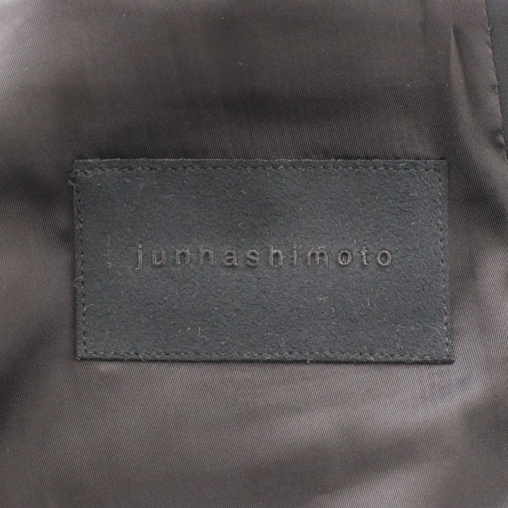 ■ junhashimoto ジュンハシモト セットアップ ナイロン ジャケット パンツ アウター ボトムス ボタン メンズ 4 . 3 ブラック