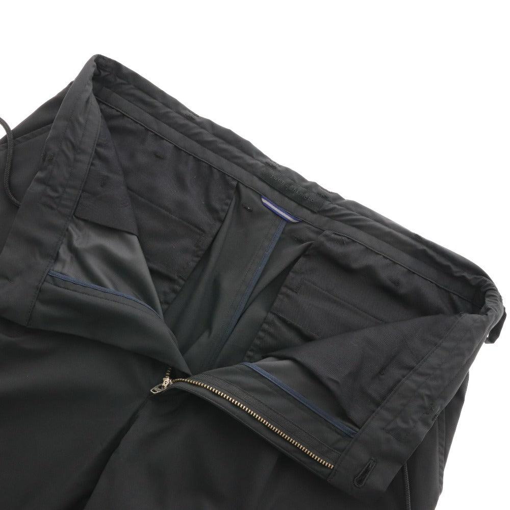 ■ junhashimoto ジュンハシモト セットアップ ナイロン ジャケット パンツ アウター ボトムス ボタン メンズ 4 . 3 ブラック