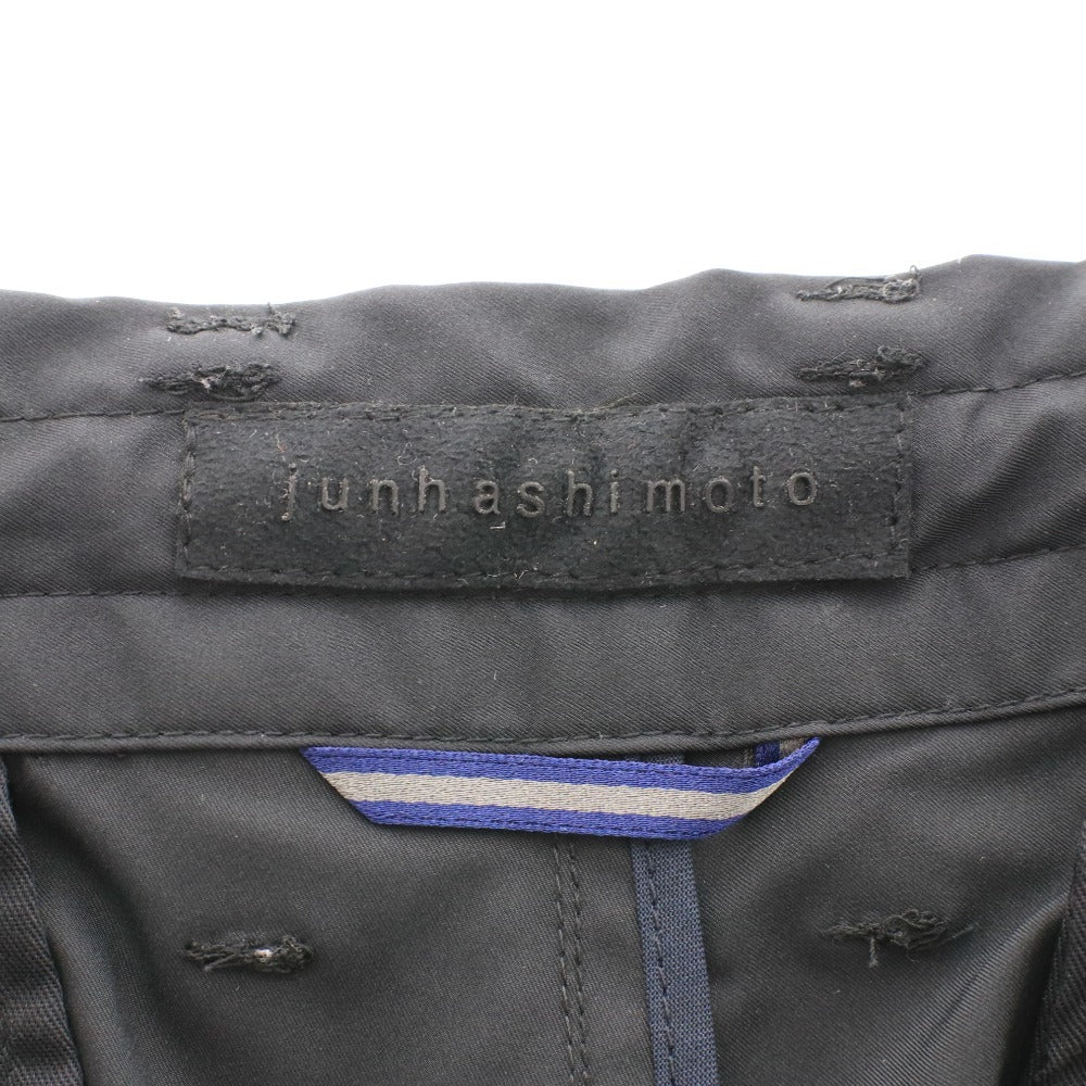 ■ junhashimoto ジュンハシモト セットアップ ナイロン ジャケット パンツ アウター ボトムス ボタン メンズ 4 . 3 ブラック