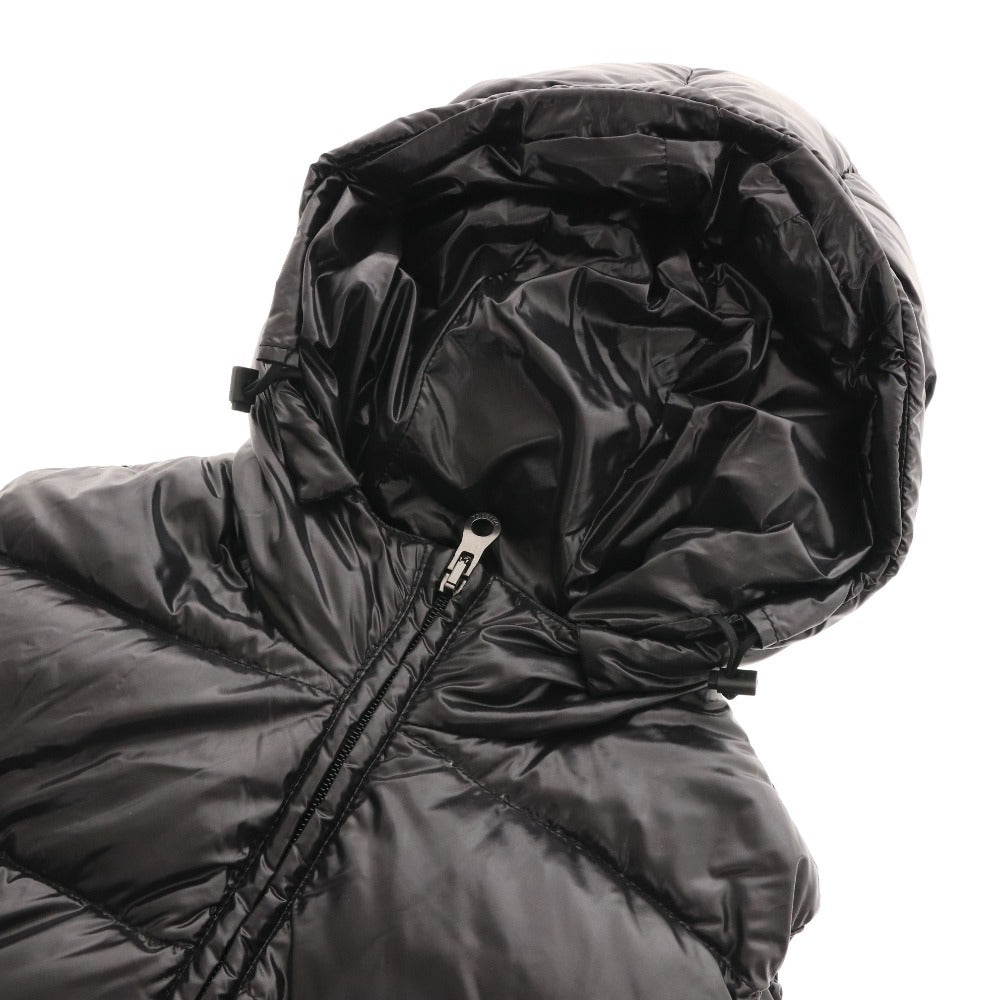 ■ DUVETICA Down Vest, Sleeveless, Zipper Closure, Hood, Pockets, Women's, Size 40, Black