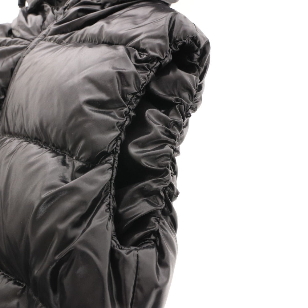 ■ DUVETICA Down Vest, Sleeveless, Zipper Closure, Hood, Pockets, Women's, Size 40, Black