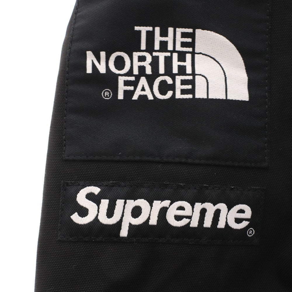 ■ Supreme THE NORTH FACE シュプリーム ノースフェイス コラボ ジャケット アウター 上着 ロゴ ファスナー フード メンズ LG ブラック