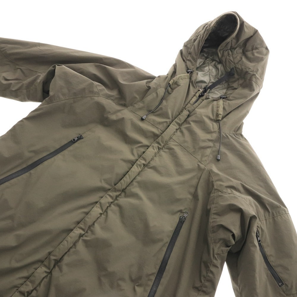 ■ CPCOMPANY CP Company Down Jacket Coat Outerwear Jacket Zipper Pocket Hood Men's Size 50 Khaki