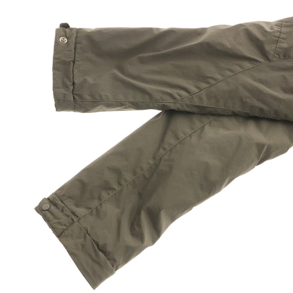 ■ CPCOMPANY CP Company Down Jacket Coat Outerwear Jacket Zipper Pocket Hood Men's Size 50 Khaki