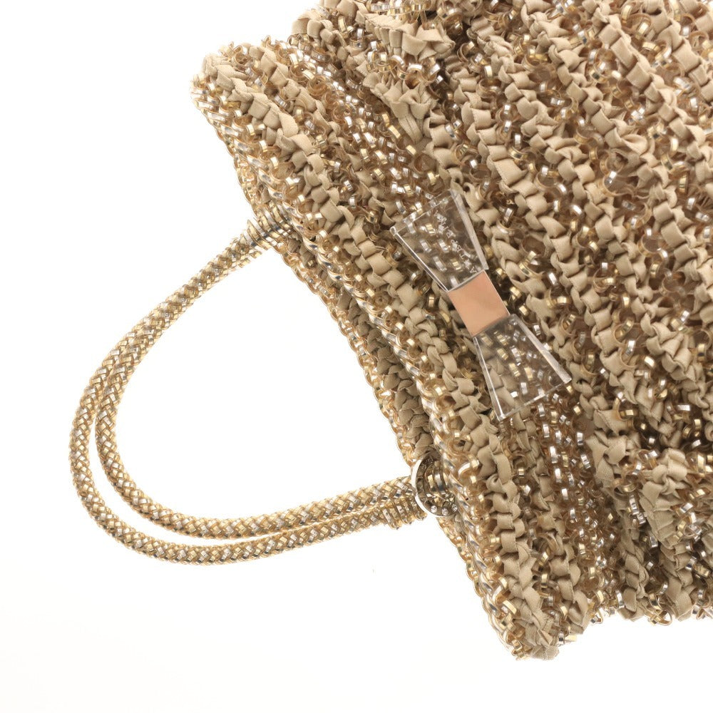 ■ ANTEPRIMA アンテプリマ ハンドバッグ ミニ ショルダーバッグ 鞄 リボン型ロゴ チェーン レディース ゴールド シルバー ベージュ