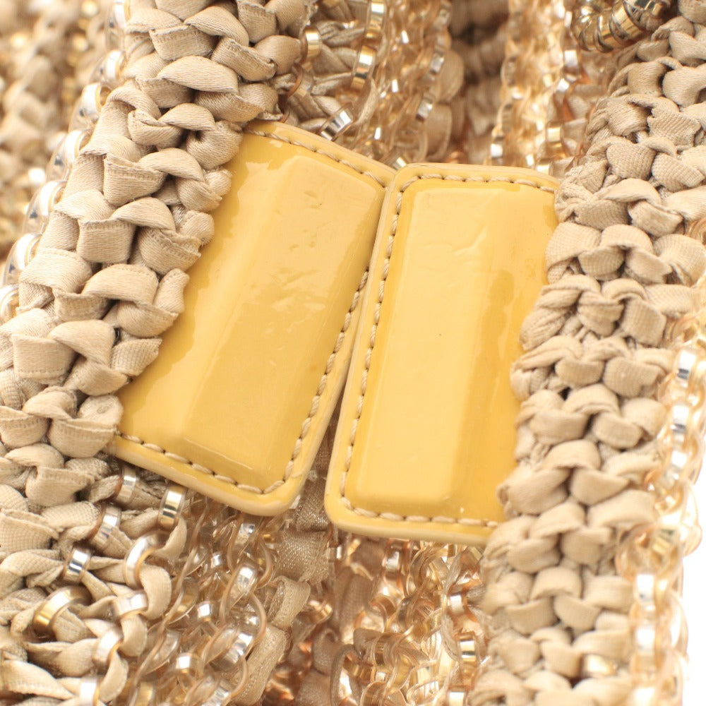 ■ ANTEPRIMA アンテプリマ ハンドバッグ ミニ ショルダーバッグ 鞄 リボン型ロゴ チェーン レディース ゴールド シルバー ベージュ