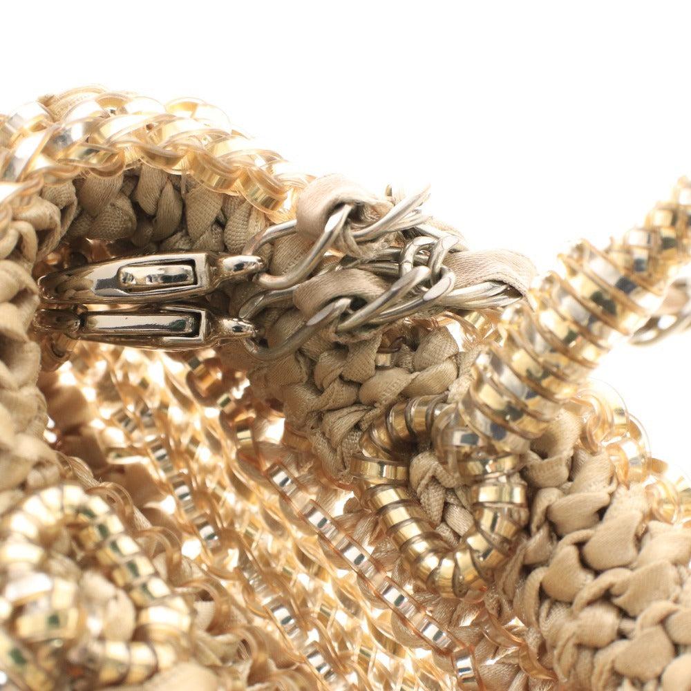 ■ ANTEPRIMA アンテプリマ ハンドバッグ ミニ ショルダーバッグ 鞄 リボン型ロゴ チェーン レディース ゴールド シルバー ベージュ