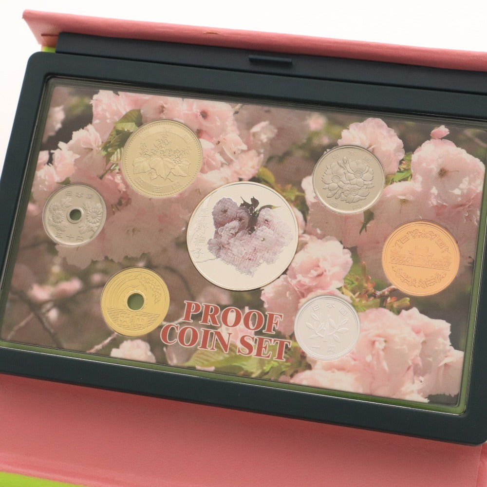 ■ Mint Proof Coin Set "Sakura No Toori Nuke" 31-Piece Set, Bulk Sale, Commemorative Coins, Showa and Heisei Eras, Box Included, Unused