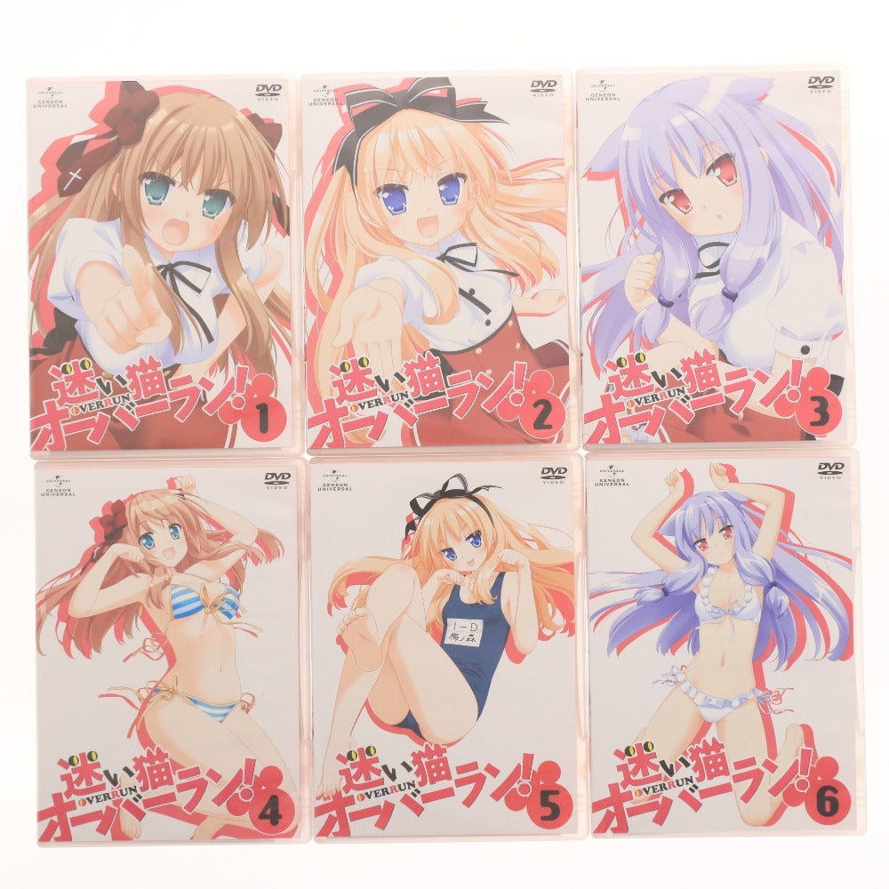 ■ 迷い猫オーバーラン DVD 1話~ 12話 全6巻 いちご100％ OVA 1巻~4巻 全4巻 アニメDVD 10点セット まとめ売り
