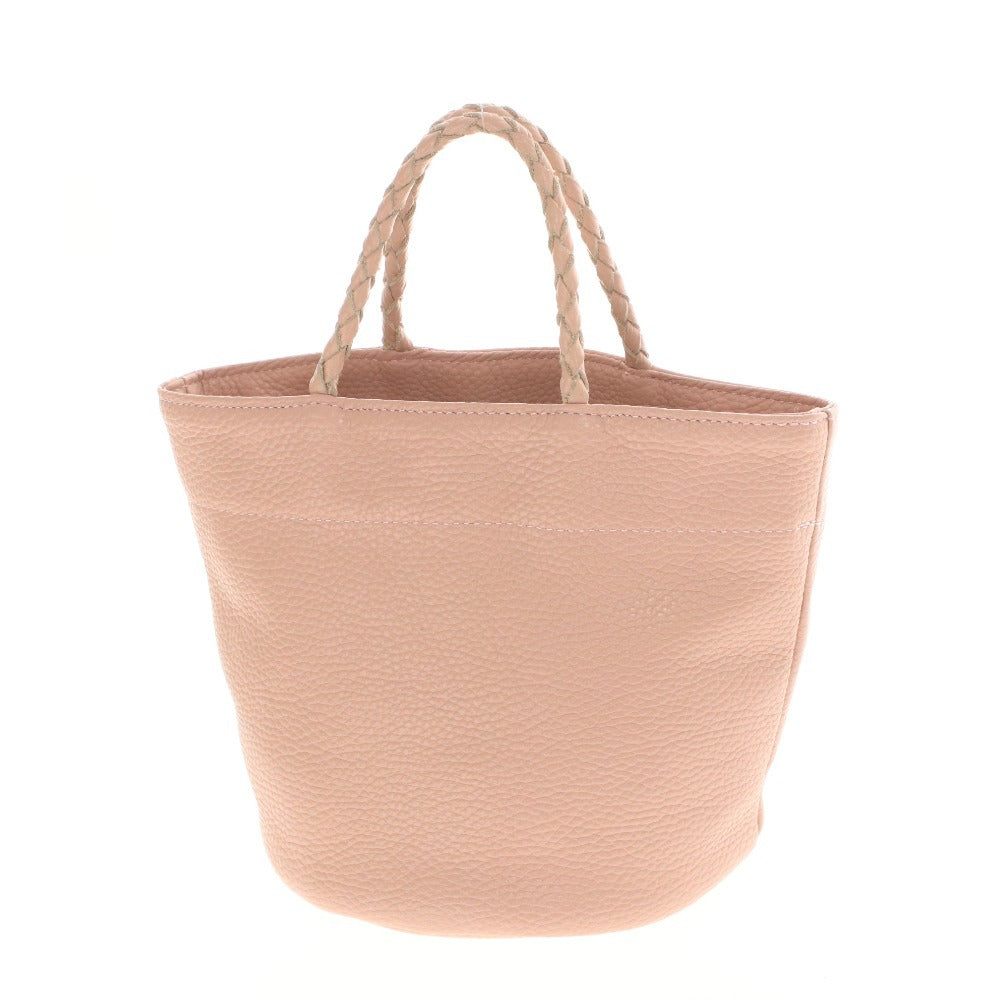 ■ A handbag, mini bag, genuine leather, with inner pouch, women's, pink, pale pink