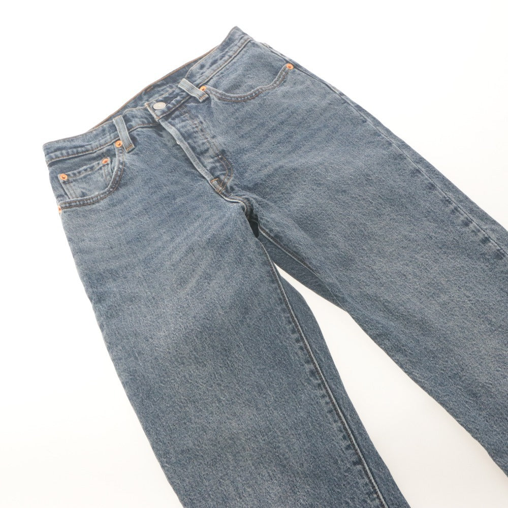 ■ リーバイス Levi's ジャーナルスタンダード コラボ デニム ボトムス 501 フルレングス ダメージ加工 レディース W24/61cm タグ付き