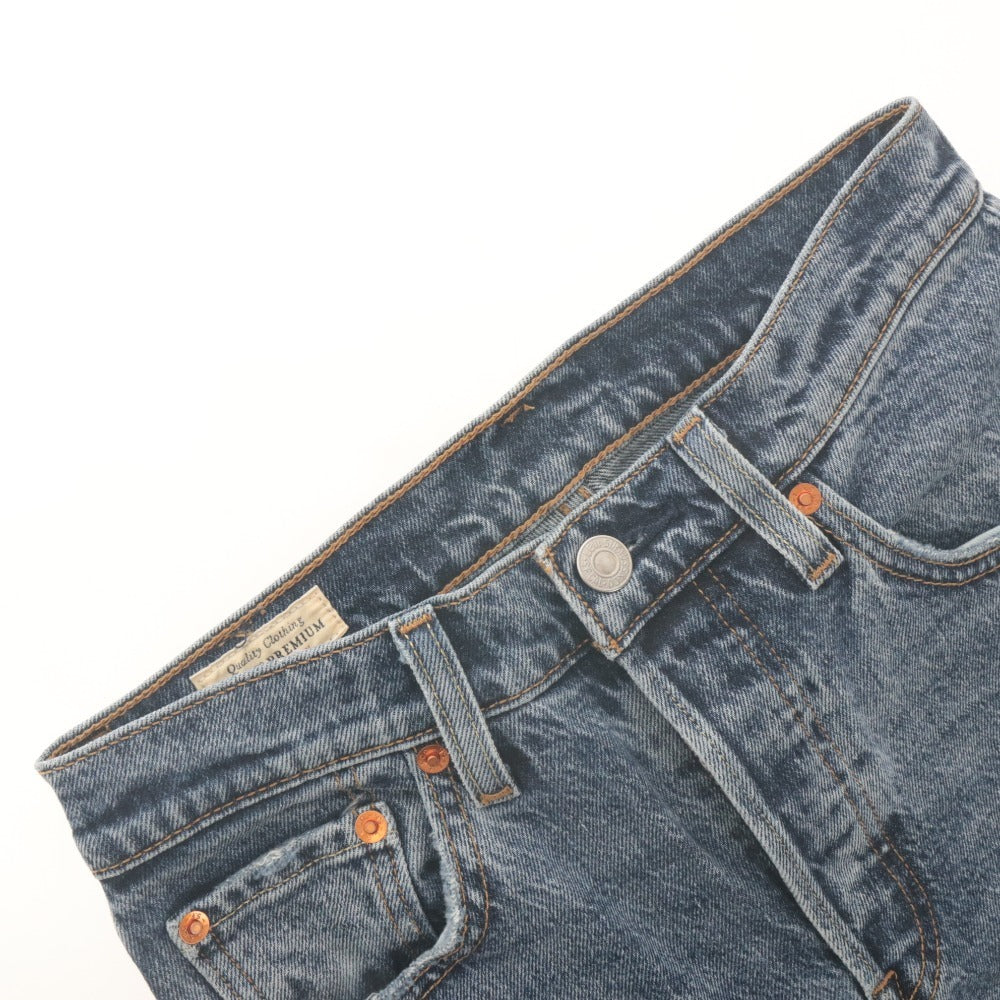 ■ リーバイス Levi's ジャーナルスタンダード コラボ デニム ボトムス 501 フルレングス ダメージ加工 レディース W24/61cm タグ付き