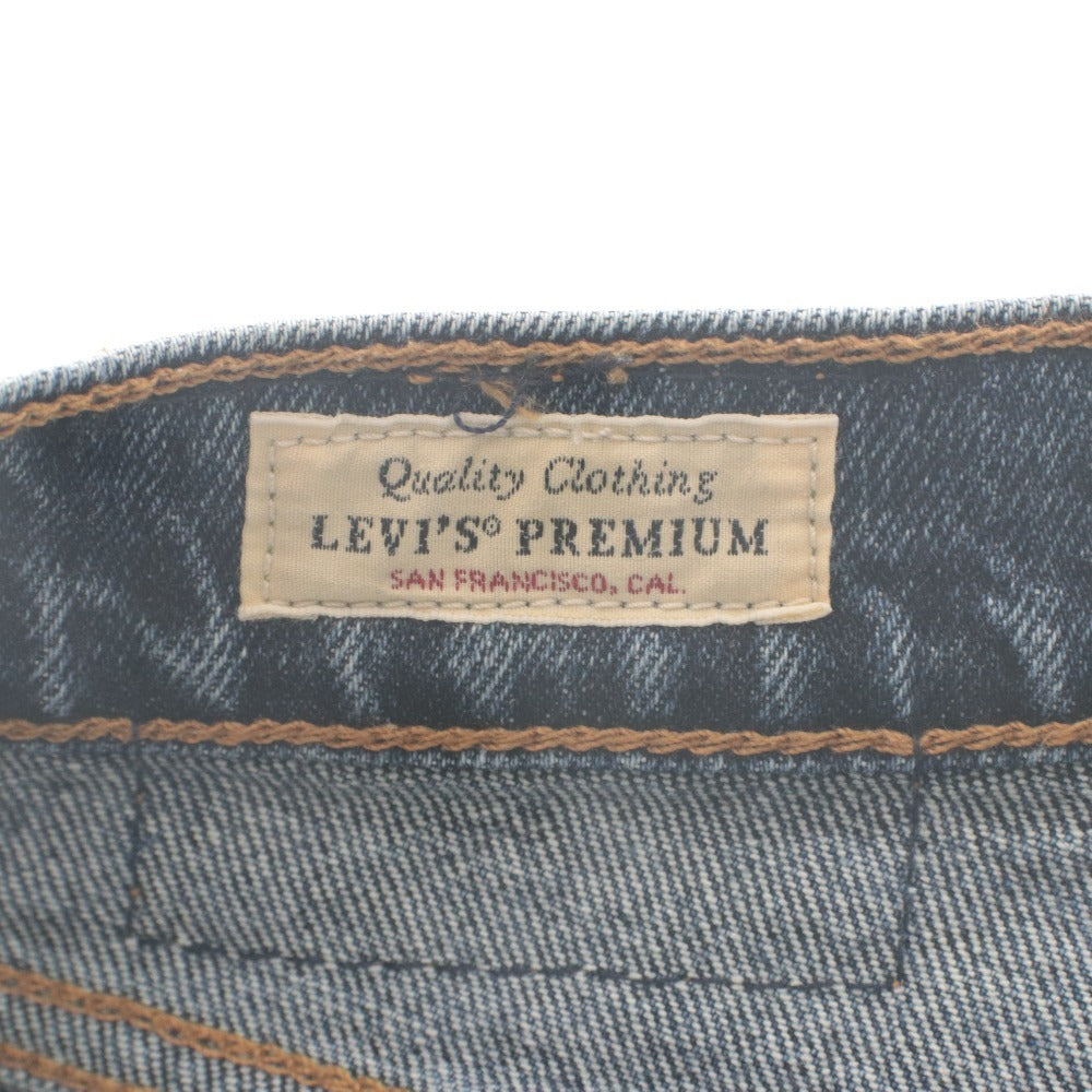 ■ リーバイス Levi's ジャーナルスタンダード コラボ デニム ボトムス 501 フルレングス ダメージ加工 レディース W24/61cm タグ付き