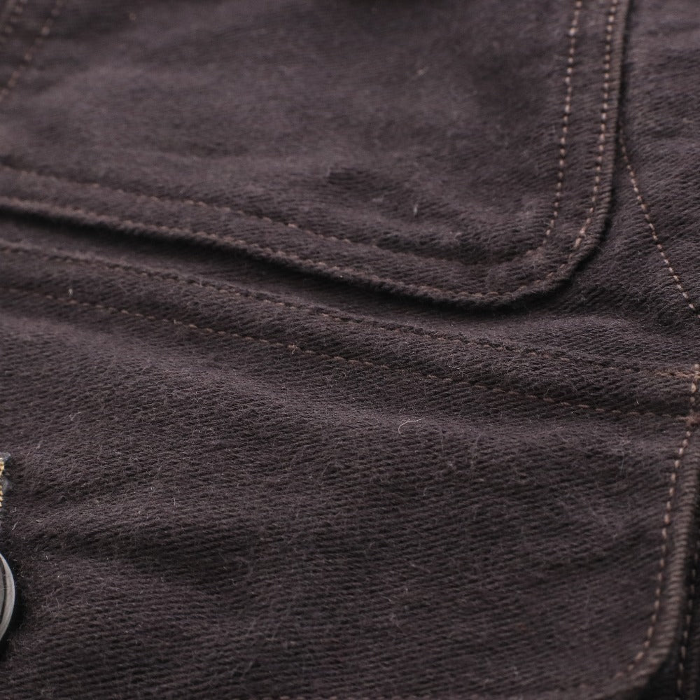 ■ FREEWHEELERS Sasquatch Vest Jacket, Men's, Size 36, Dark Brown, with Pockets and Buttons