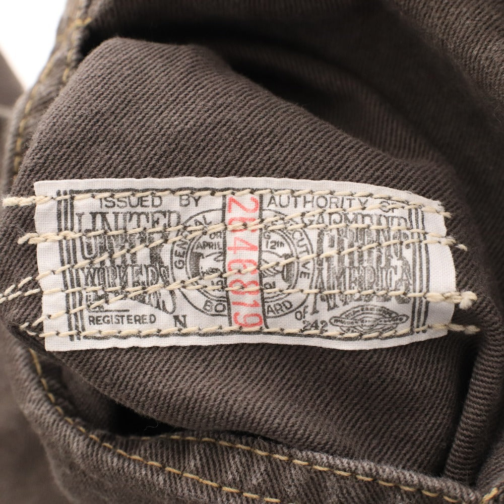 ■ FREEWHEELERS フリーホイーラーズ ジーンズ パンツ ボトムス ユニオンスペシャルオーバーオールズ メンズ 32×32 ライトブラウン系