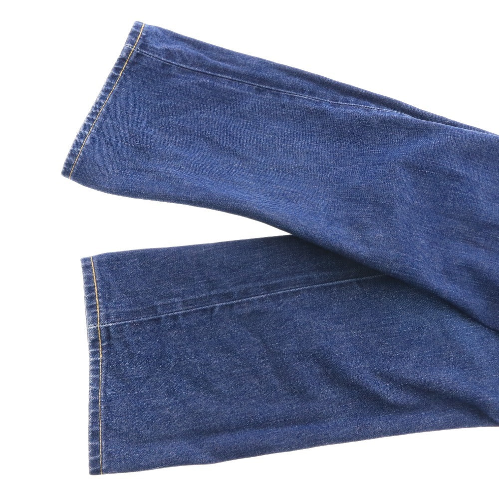 ■ Lee リー ジーンズ デニム パンツ ボトムス ポケット ロゴ 革ラベル Lot 95684 メンズ 28×34 ネイビー系 ブルー系