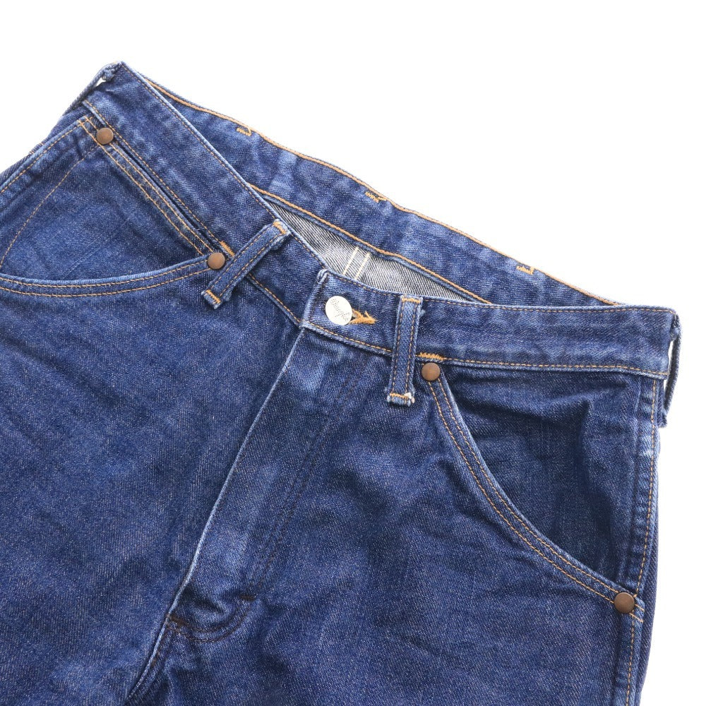 ■ Wrangler ラングラー デニム パンツ ジーンズ ボトムス ポケット パッチ メンズ 30 ネイビー系