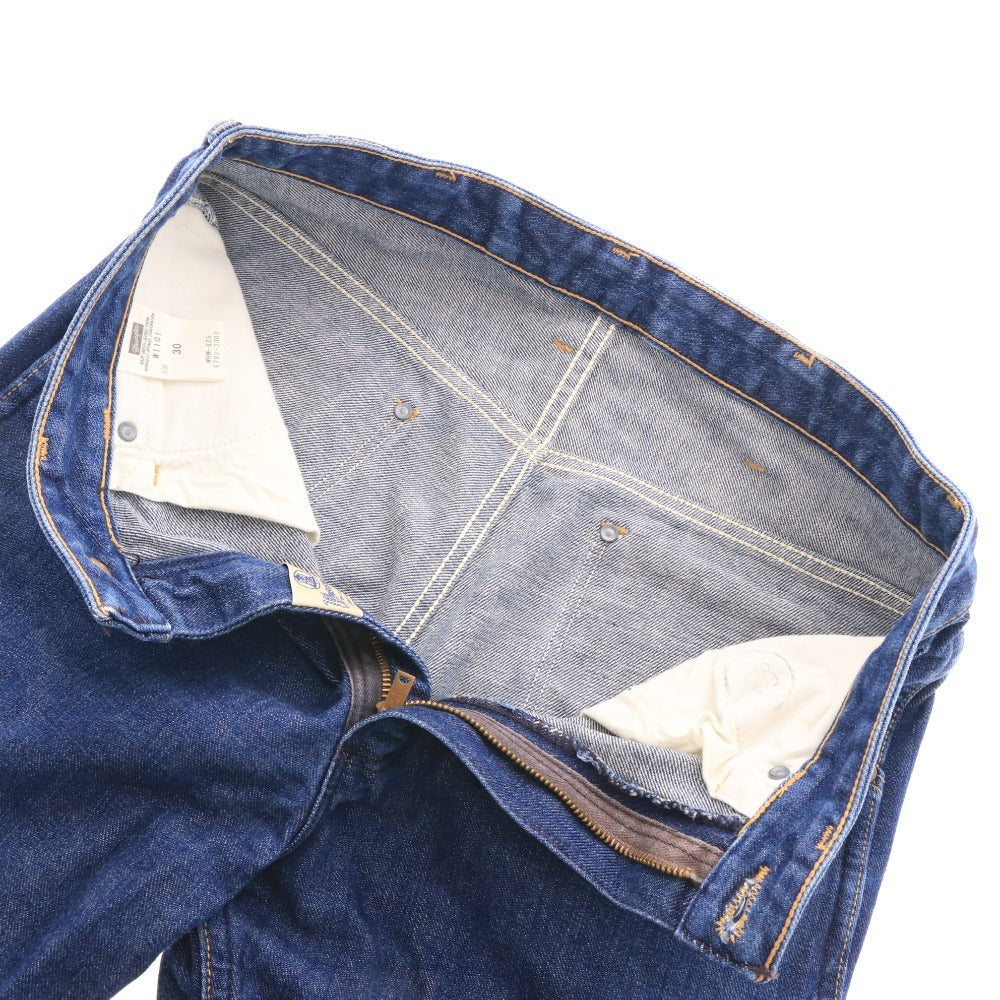 ■ Wrangler ラングラー デニム パンツ ジーンズ ボトムス ポケット パッチ メンズ 30 ネイビー系